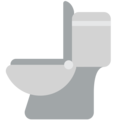 A superflat vector drawing of a ceramic throne.
